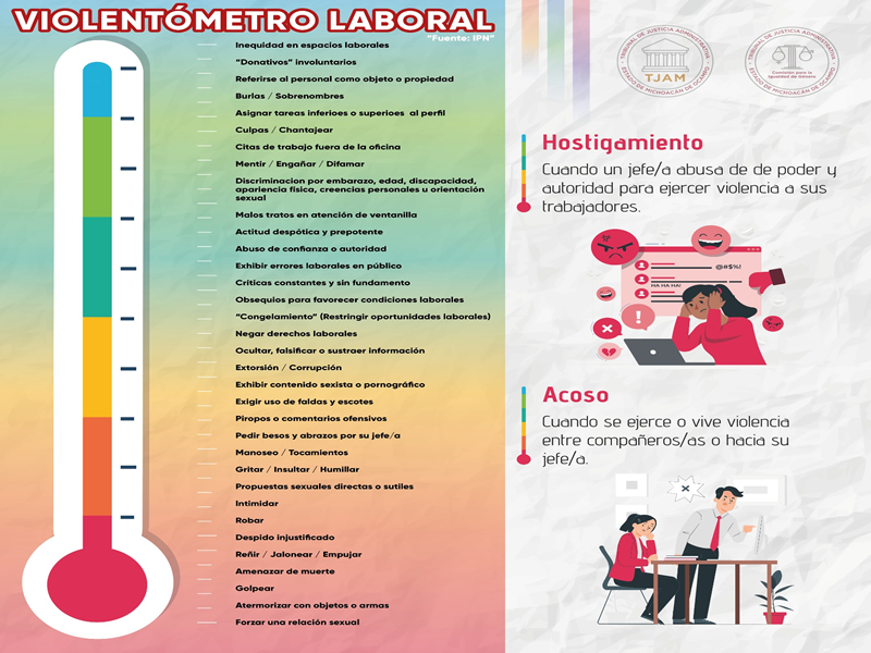 Llama TJAM a identificar el acoso laboral